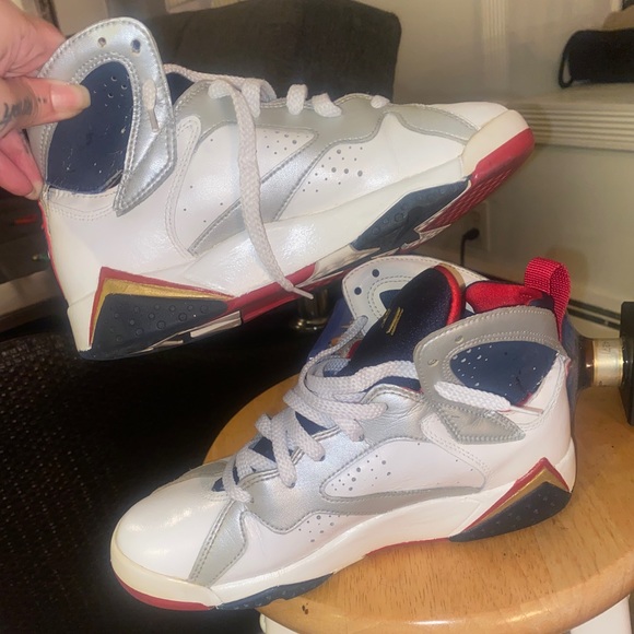 *RESTORED* Jordan Retro Olympic 7 (sz 4.5Y) - Picture 3 of 6